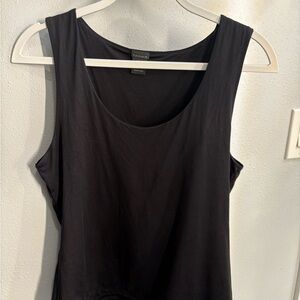 Zara Sleek Black Sleeveless Top